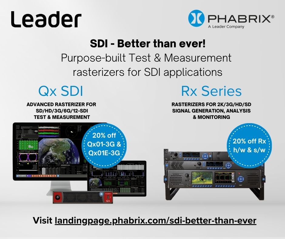 Phabrix SDI deals